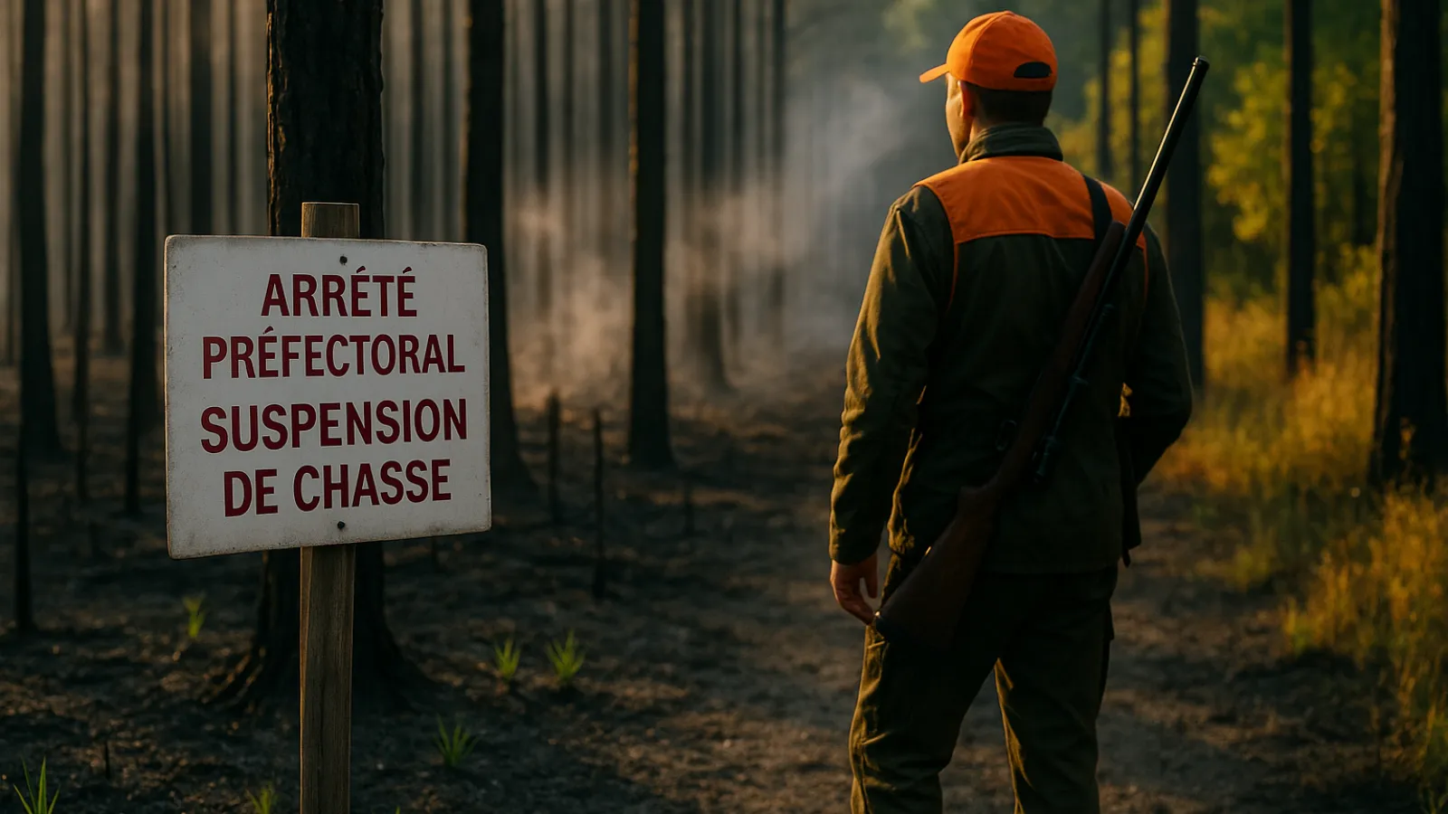 Chasse dans les forêts brûlées : ce que le préfet peut suspendre